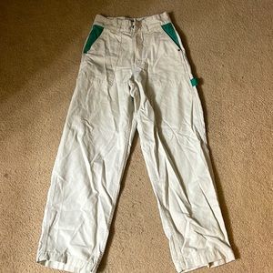 Berska Green and Tan cargo pants